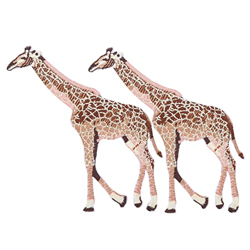 DIYEAH 2 Stück Giraffen Bügelflicken Bestickte Applikationen für Kleidung Accessoires und DIY Projekte zum Aufbügeln und Verschönern von Taschen und Mehr DIYEAH 2 Stück Giraffen Bügelflicken Bestickte Applikationen für Kleidung Accessoires und DIY Projekte zum Aufbügeln und Verschönern von Taschen und Mehr von DIYEAH