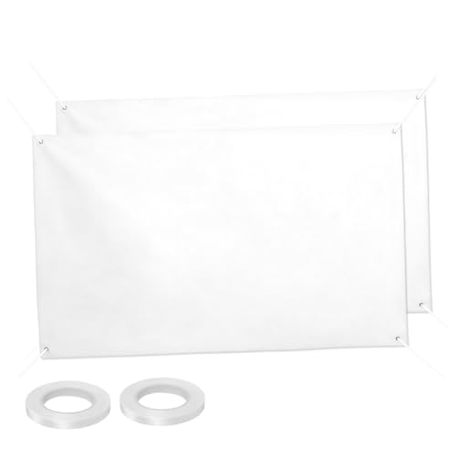 DIYEAH 2 Stück Großes Blanko Banner Teilig Polyester mit Ösen und Seil zum Selbst Gestalten Strapazierfähiges Leinwand Wandbanner für DIY Partydeko und Werbeschilder DIYEAH 2 Stück Großes Blanko Banner Teilig Polyester mit Ösen und Seil zum Selbst Gestalten Strapazierfähiges Leinwand Wandbanner für DIY Partydeko und Werbeschilder von DIYEAH