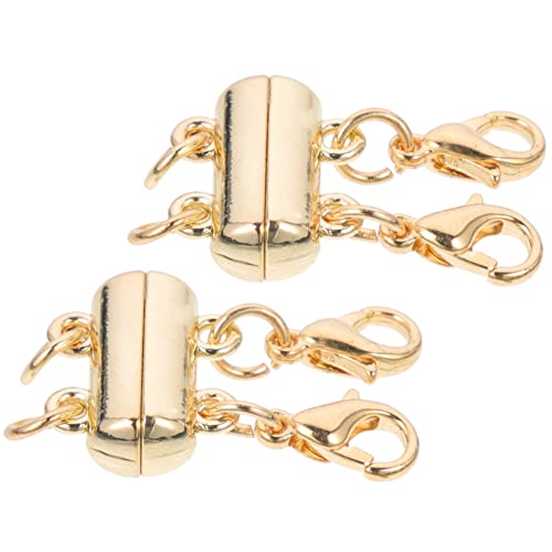 DIYEAH 2 Stück Halskette Schnalle Silber Schmuck armbandverschluss verschlüsse für halsketten Halskettenverschlüsse für geschichtet geschichtete Magnetschnalle für Halskette Legierung DIYEAH 2 Stück Halskette Schnalle Silber Schmuck armbandverschluss verschlüsse für halsketten Halskettenverschlüsse für geschichtet geschichtete Magnetschnalle für Halskette Legierung von DIYEAH
