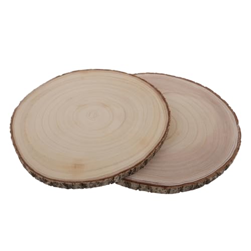 DIYEAH 2 Stück Handbemalte Materialien Bastelbedarf Für Weihnachten Naturstammscheiben Rustikale Baumscheiben Unfertige Baumscheiben Natürliche Runde Scheiben Beige Holz DIYEAH 2 Stück Handbemalte Materialien Bastelbedarf Für Weihnachten Naturstammscheiben Rustikale Baumscheiben Unfertige Baumscheiben Natürliche Runde Scheiben Beige Holz von DIYEAH