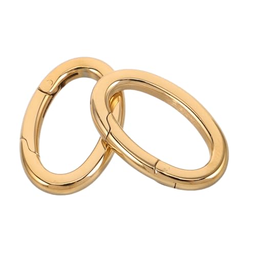 DIYEAH 2 Stück Hochwertige Karabiner Clips für Diy Armbänder Taschen und Schlüsselanhänger Drahtdurchmesser von DIYEAH