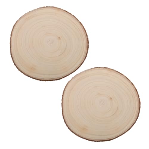 DIYEAH 2 Stück Holzrinde Basteln Holzscheiben Für Hochzeiten Runde Holzspäne Unbehandelte Naturholzscheiben Unbehandelte Holzplatten Tischmalerei Holzscheiben Rinde DIYEAH 2 Stück Holzrinde Basteln Holzscheiben Für Hochzeiten Runde Holzspäne Unbehandelte Naturholzscheiben Unbehandelte Holzplatten Tischmalerei Holzscheiben Rinde von DIYEAH