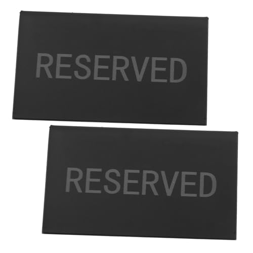 DIYEAH 2 Stück Kartenschild Weg Das Inhaber Ort Hochzeit tischkarten Tischschild Tischdekoration Konferenzschild Sitzschild Große Tischreservierungsschilder Rostfreier Stahl Black DIYEAH 2 Stück Kartenschild Weg Das Inhaber Ort Hochzeit tischkarten Tischschild Tischdekoration Konferenzschild Sitzschild Große Tischreservierungsschilder Rostfreier Stahl Black von DIYEAH
