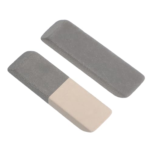 DIYEAH 2 Stück Matte Sandradierer für Ergonomischer Radierer für Schule und Büro Vielseitige Korrektur und Schreibwerkzeuge für Tintenstifte und Kugelschreiber von DIYEAH