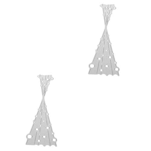 DIYEAH 2 Stück Metallmesserform Zubehör für die Kartenherstellung Schablonen für die Kartenherstellung ausstechplatte hochzeitskarte Stanzformen aus Metall gestanzt Kohlenstoffstahl von DIYEAH