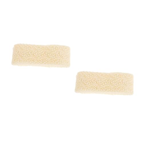 DIYEAH 2 Stück Milchseiden Stickerei Spitzenband für Diy Haarschmuck Vielseitig für Kopfband Bekleidung Taschen Dekoration Weich und Komfortabel Geeignet für Altersgruppen von DIYEAH