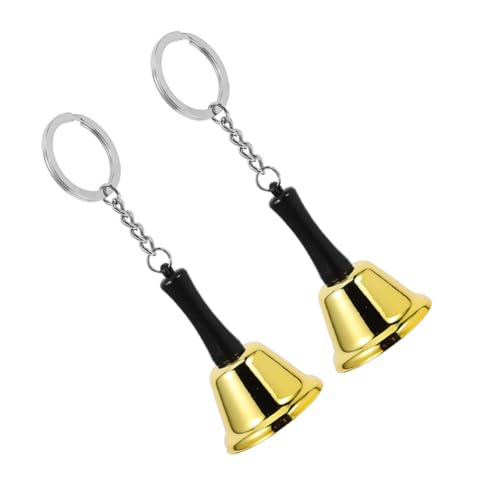 DIYEAH 2 Stück Mini Handglocke mit Schlüsselanhänger Metallglocken für Schule Restaurant Hausgebrauch und Frühbildung Tragbar Sicherer Schlüsselanhänger Kompakte Bauweise DIYEAH 2 Stück Mini Handglocke mit Schlüsselanhänger Metallglocken für Schule Restaurant Hausgebrauch und Frühbildung Tragbar Sicherer Schlüsselanhänger Kompakte Bauweise von DIYEAH