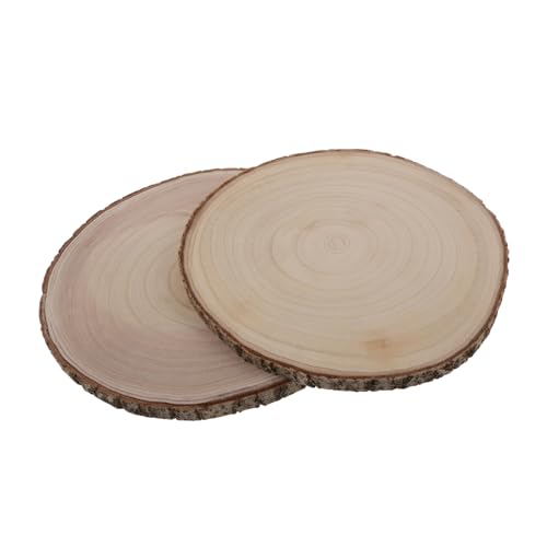 DIYEAH 2 Stück Natürliche Rustikale Holzplatten Basteln Weihnachtsholzdekor Holzscheitscheiben Für Hochzeitsfeiern Holzdekor Runde Holzspäne Holzscheiben Natürliche DIYEAH 2 Stück Natürliche Rustikale Holzplatten Basteln Weihnachtsholzdekor Holzscheitscheiben Für Hochzeitsfeiern Holzdekor Runde Holzspäne Holzscheiben Natürliche von DIYEAH