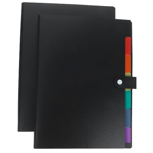 DIYEAH 2 Stück Organizer Aktenordner mit Druckknopf Erweiterbarer Faltordner zur Aufbewahrung von Dokumenten für Büro und Schule Farbige Trennblätter für Effiziente Organisation DIYEAH 2 Stück Organizer Aktenordner mit Druckknopf Erweiterbarer Faltordner zur Aufbewahrung von Dokumenten für Büro und Schule Farbige Trennblätter für Effiziente Organisation von DIYEAH