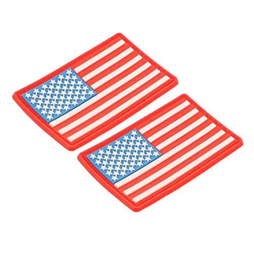 DIYEAH 2 Stück PVC Aufnäher mit Amerikanischer Flagge Stilvolle Kleidung Deko für Taschen und Rucksäcke für DIY Reparaturen und Kreative Gestaltung DIYEAH 2 Stück PVC Aufnäher mit Amerikanischer Flagge Stilvolle Kleidung Deko für Taschen und Rucksäcke für DIY Reparaturen und Kreative Gestaltung von DIYEAH