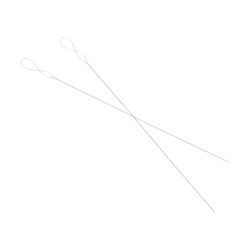 DIYEAH 2 Stück Perlen Nadeln Twisted Needles für DIY Schmuck zum Auffädeln von Perlen für Handarbeiten Einfach zu Bedienen Geeignet für Anfänger und Profis von DIYEAH