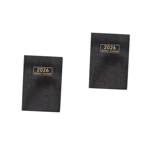 DIYEAH 2 Stück Planer mit Holografischem PU Einband Kompakter Monatskalender für Studium Beruf und Alltag Smudge Resistente Schreibfläche Moderner Organizer für Tasche und Schreibtisch DIYEAH 2 Stück Planer mit Holografischem PU Einband Kompakter Monatskalender für Studium Beruf und Alltag Smudge Resistente Schreibfläche Moderner Organizer für Tasche und Schreibtisch von DIYEAH