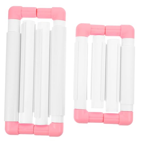 DIYEAH 2 Stück Plastikrähmchen Diy Werkzeug für Stoffkunst Perfektes für Bastel DIYEAH 2 Stück Plastikrähmchen Diy Werkzeug für Stoffkunst Perfektes für Bastel von DIYEAH