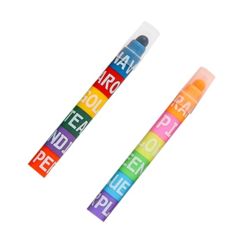 DIYEAH 2 Stück Praktische Marker Pens Vielseitige Pastell Textmarker für Schule und Büro Langlebige Kompakte Schreibstifte mit Leuchtenden Farben DIYEAH 2 Stück Praktische Marker Pens Vielseitige Pastell Textmarker für Schule und Büro Langlebige Kompakte Schreibstifte mit Leuchtenden Farben von DIYEAH