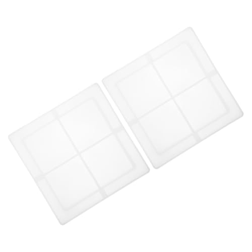 DIYEAH 2 Stück Quadratische Gießform für Epoxidharz Handwerk Wiederverwendbare Silikonmould für Kreative Diy Projekte von DIYEAH