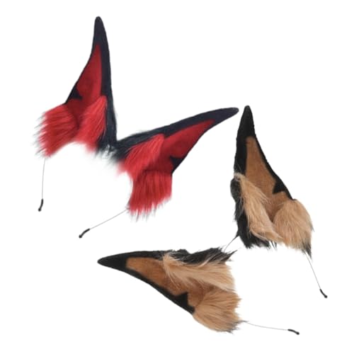 DIYEAH 2 Stück Realistische Hundeohren für Erwachsene Verstellbares Accessoire für Cosplay Fotografie und Halloween Partys DIYEAH 2 Stück Realistische Hundeohren für Erwachsene Verstellbares Accessoire für Cosplay Fotografie und Halloween Partys von DIYEAH