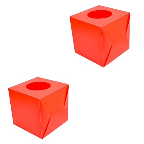 DIYEAH 2 Stück Rote Abstimmungsbox Transparente Lotteriebox für Spenden und Partys für Veranstaltungen Einfache Handhabung und Fröhliche DIYEAH 2 Stück Rote Abstimmungsbox Transparente Lotteriebox für Spenden und Partys für Veranstaltungen Einfache Handhabung und Fröhliche von DIYEAH