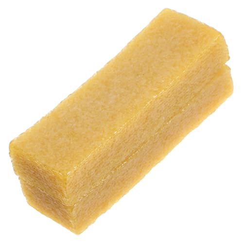 DIYEAH 2 Stück Schleifpapierreinigung Gummiwisch arbeiten Schleifen Schleifpapier Radiergummi geformt Holzbearbeitung Gummis Gürteltasche reinigen Sandpapierblöcke natürliches Gummi Gelb von DIYEAH