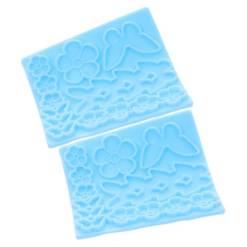 DIYEAH 2 Stück Schmetterlingsform Butterfly Hair Pin Schmetterlingshaarklammern Für Mädchen Gießformen Für Haarspangen Harzformen Silikonform Haarklamme Hairclip Butterfly Kieselgel Blau von DIYEAH