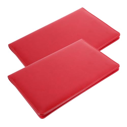 DIYEAH 2 Stück Schreiben Von Support-boards Rechnungen Zwischenablage Dokumentinhaber Schreibwaren-dokumentenhalter Büro Klemmbretter Dateiordner-zwischenablage Papier Tafel Rot Pu-leder DIYEAH 2 Stück Schreiben Von Support-boards Rechnungen Zwischenablage Dokumentinhaber Schreibwaren-dokumentenhalter Büro Klemmbretter Dateiordner-zwischenablage Papier Tafel Rot Pu-leder von DIYEAH
