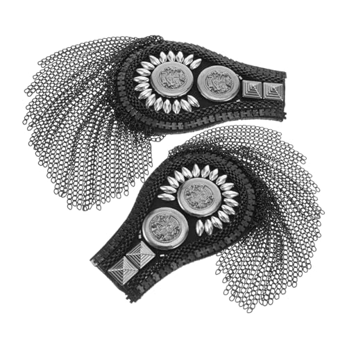 DIYEAH 2 Stück Schulterverzierung für Kostüme Jacken und Vintage Dekoration für Feste und Veranstaltungen DIYEAH 2 Stück Schulterverzierung für Kostüme Jacken und Vintage Dekoration für Feste und Veranstaltungen von DIYEAH