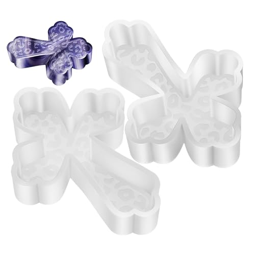 DIYEAH 2 Stück Silikonform Kreuzform Flexibel Hitzebeständig für Schmuckanhänger Kerzen und Deko Gießform für Harz Wachs Car Freshies Basteln Vielseitig und Einfach zu Verwenden DIYEAH 2 Stück Silikonform Kreuzform Flexibel Hitzebeständig für Schmuckanhänger Kerzen und Deko Gießform für Harz Wachs Car Freshies Basteln Vielseitig und Einfach zu Verwenden von DIYEAH