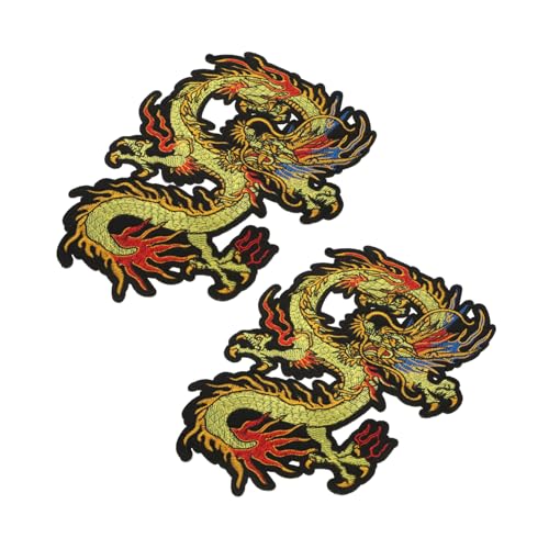 DIYEAH 2stücke Drachen Patches Nähaufnäher Applikation Kleidung Tasche Aufnähen Abdeckung Personalisiert DIYEAH 2stücke Drachen Patches Nähaufnäher Applikation Kleidung Tasche Aufnähen Abdeckung Personalisiert von DIYEAH