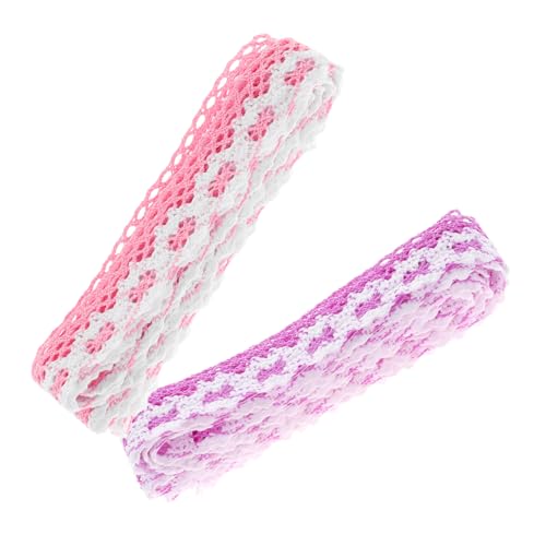 DIYEAH 2 Stück Teiliges Besticktes Spitzenband Breit Farbige Spitzenborte für DIY Bekleidung Hüte und Kleider Dekoratives Spitzenband für Hochzeitskleider und Bastelarbeiten DIYEAH 2 Stück Teiliges Besticktes Spitzenband Breit Farbige Spitzenborte für DIY Bekleidung Hüte und Kleider Dekoratives Spitzenband für Hochzeitskleider und Bastelarbeiten von DIYEAH