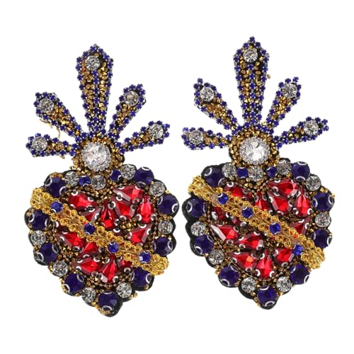 DIYEAH 2 Stück Teiliges Herz Strass Perlen Applikationsset Bequeme Nähbar Dekorative Diy Kleidungspatches für Party und Alltag Vielseitige Handgemachte Schmuckverzierung DIYEAH 2 Stück Teiliges Herz Strass Perlen Applikationsset Bequeme Nähbar Dekorative Diy Kleidungspatches für Party und Alltag Vielseitige Handgemachte Schmuckverzierung von DIYEAH