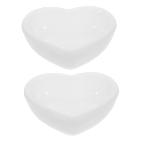 DIYEAH 2 Stück Teiliges Herzform Silikonform für Schmuckablage Epoxidharz Gießform Flexibel Langlebig Präzise DIY Basteln Schmuckschale Herstellung von DIYEAH