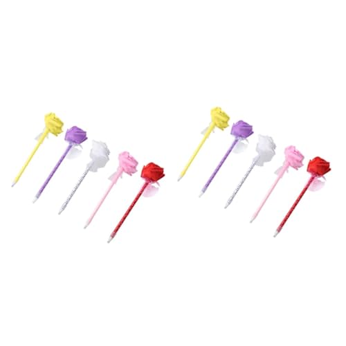 DIYEAH 2 Stück Teiliges Plüsch Kugelschreiber mit Rosen Motiv Bunte Schreibstifte für Schule und Büro Niedliche Cartoon Kugelschreiber als für Teenager Zufällige Farben DIYEAH 2 Stück Teiliges Plüsch Kugelschreiber mit Rosen Motiv Bunte Schreibstifte für Schule und Büro Niedliche Cartoon Kugelschreiber als für Teenager Zufällige Farben von DIYEAH