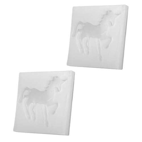 DIYEAH 2 Stück Teiliges Silikonform für Diy Handwerksprojekte Flexibles Epoxidharz Mould für Kreative Dekorationen für Bastelarbeiten und von DIYEAH