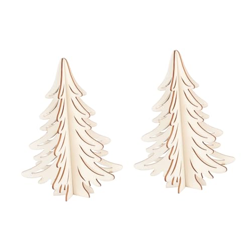DIYEAH 2 Stück Teiliges Weihnachtsbaum-holz-diy- Kreative Tischdekoration in Khaki Handbemalbar Langlebig Vielseitig für Indoor Outdoor-weihnachtsdeko und Partyaccessoire DIYEAH 2 Stück Teiliges Weihnachtsbaum-holz-diy- Kreative Tischdekoration in Khaki Handbemalbar Langlebig Vielseitig für Indoor Outdoor-weihnachtsdeko und Partyaccessoire von DIYEAH
