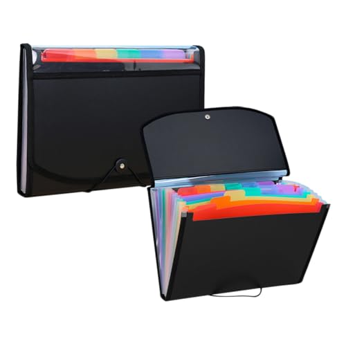 DIYEAH 2 Stück Tragbare Akkordeon-Dateiorganisatoren stapelbar klein falten dokumentenmappe bürobedarf Büroorganisator aktenmappe praktische Dokumententasche Akkordeon-Ordner PVC Colorful DIYEAH 2 Stück Tragbare Akkordeon-Dateiorganisatoren stapelbar klein falten dokumentenmappe bürobedarf Büroorganisator aktenmappe praktische Dokumententasche Akkordeon-Ordner PVC Colorful von DIYEAH