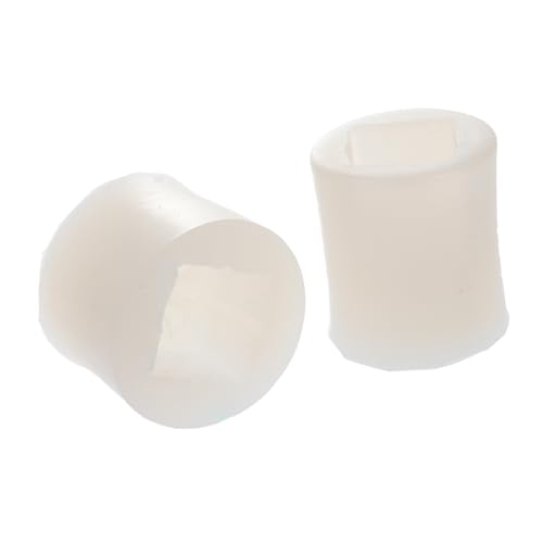 DIYEAH 2 Stück Weihnachtliche Duftkerzen Silikonformen Flexible Antihaftbeschichtete Gießformen für DIY Kerzenherstellung Wiederverwendbar Einfache Reinigung für Kreative Weihnachtsdeko von DIYEAH