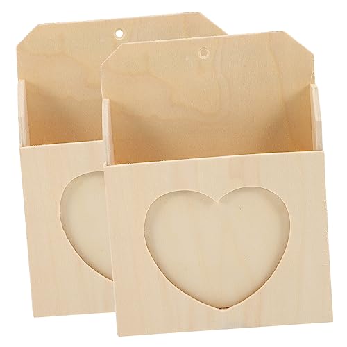 DIYEAH 2 Stück liebe Umschlagbox aufbewahrungsdose storage boxes weinachtsgeschenke Aufbewahrung Holzbox Buntstifte für Halter unfertige Kisten Lernspielzeug für hölzern DIYEAH 2 Stück liebe Umschlagbox aufbewahrungsdose storage boxes weinachtsgeschenke Aufbewahrung Holzbox Buntstifte für Halter unfertige Kisten Lernspielzeug für hölzern von DIYEAH