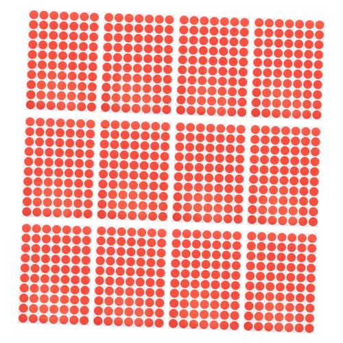 DIYEAH 20 Blatt Etikettenaufkleber Markierungspunkte Kreisaufkleber Punktmarkierungsaufkleber Miniaufkleber Pvc Orange DIYEAH 20 Blatt Etikettenaufkleber Markierungspunkte Kreisaufkleber Punktmarkierungsaufkleber Miniaufkleber Pvc Orange von DIYEAH