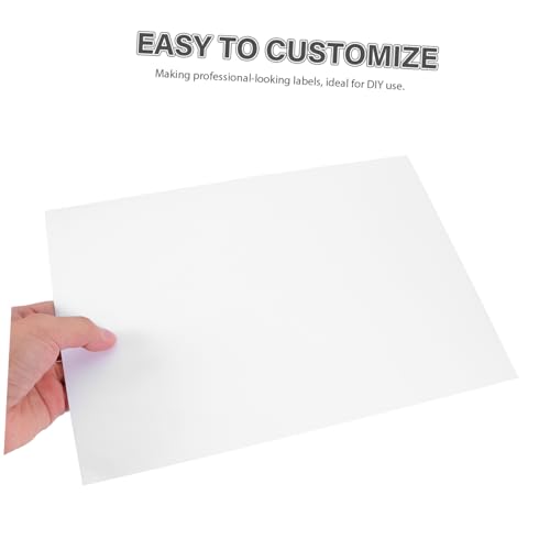 DIYEAH 20 Blatt Glänzende Selbstklebende Druckeretiketten Klebefolien Bedruckbar für Tintenstrahl und Laserdrucker Vielseitige Haftende Aufkleberpapier für Professionelle Diy Beschriftung DIYEAH 20 Blatt Glänzende Selbstklebende Druckeretiketten Klebefolien Bedruckbar für Tintenstrahl und Laserdrucker Vielseitige Haftende Aufkleberpapier für Professionelle Diy Beschriftung von DIYEAH