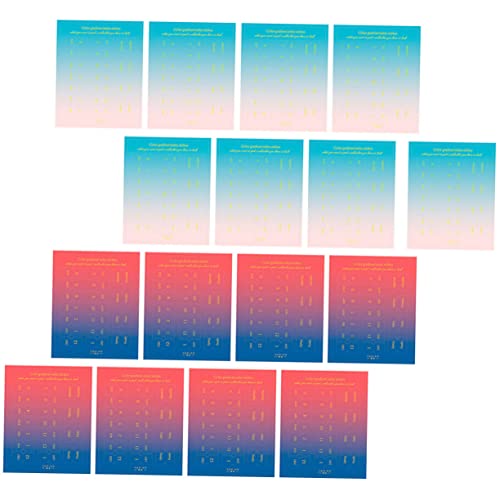 DIYEAH 20 Blatt Index Sticker Aufkleber Klassifizierungsmarkierungen für Notizbücher und Planer Selbstklebende Haftnotizen für Einfaches Sortieren und Organisieren von DIYEAH