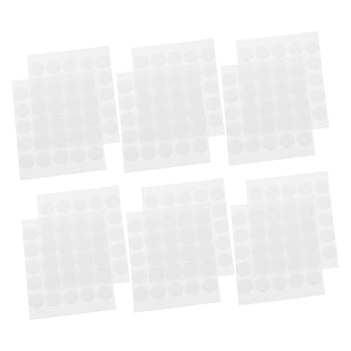 DIYEAH 20 Blatt Rundes Doppelseitiges Klebeband Für Die Inneneinrichtung, Selbstklebende Punkte Für Mikrolandschaftszubehör, Wiederverwendbares Bastelband Für Heimwerkerprojekte von DIYEAH