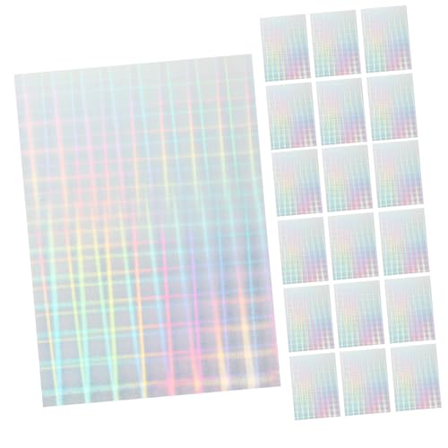 DIYEAH 20 Blatt Selbstklebende Etiketten Bedruckbare Sticker für Tintenstrahldrucker und Laserdrucker Organisieren von Dokumenten und Behältern und Langlebig von DIYEAH