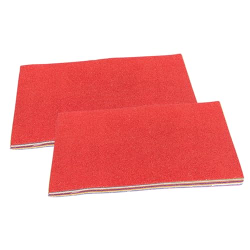 DIYEAH 20 Blatt Selbstklebende Schaumstoffblätter Bunte Diy Bastelbögen für Kreative Projekte Leicht Zuschneidbar für Kindergarten und Handarbeiten von DIYEAH