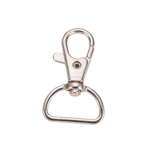 DIYEAH 20 Packungen Karabinerhaken aus Metall mit Drehgelenk Vielseitige DIY Clips für Schlüsselanhänger Hundemarken und Bastelprojekte Robust und Tragbar für Handgefertigte Accessoires DIYEAH 20 Packungen Karabinerhaken aus Metall mit Drehgelenk Vielseitige DIY Clips für Schlüsselanhänger Hundemarken und Bastelprojekte Robust und Tragbar für Handgefertigte Accessoires von DIYEAH
