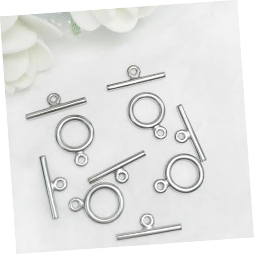 DIYEAH 20 Sätze Teiliges Edelstahl Schmuckverschlüsse Kippverschlüsse für DIY Armband Ketten Selbermachen Bleifrei Nickelfrei Langlebig Silberfarben Geeignet für Schmuckherstellung DIYEAH 20 Sätze Teiliges Edelstahl Schmuckverschlüsse Kippverschlüsse für DIY Armband Ketten Selbermachen Bleifrei Nickelfrei Langlebig Silberfarben Geeignet für Schmuckherstellung von DIYEAH