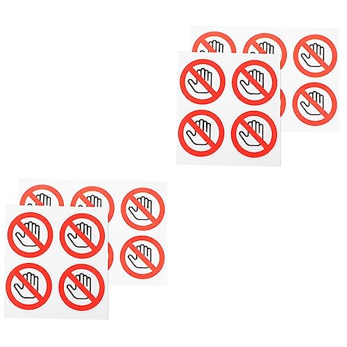 DIYEAH 20 Stck. Sicherheitsaufkleber Nicht Berühren Warnhinweise für Maschinen Selbstklebend für Werkstätten und Durchmesser Langlebig und Wasserfest DIYEAH 20 Stck. Sicherheitsaufkleber Nicht Berühren Warnhinweise für Maschinen Selbstklebend für Werkstätten und Durchmesser Langlebig und Wasserfest von DIYEAH