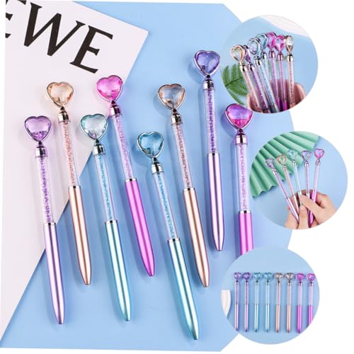DIYEAH 20 Stck. Teiliges Bunter Glas Kugelschreiber mit Herz Dekor Feine Schreibspitze Ergonomisch Tragbar für Schule Büro Alltag Glattes Schreiben Komfortabler Griff DIYEAH 20 Stck. Teiliges Bunter Glas Kugelschreiber mit Herz Dekor Feine Schreibspitze Ergonomisch Tragbar für Schule Büro Alltag Glattes Schreiben Komfortabler Griff von DIYEAH