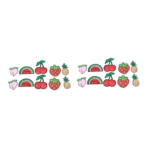 DIYEAH 20 Stck. Teiliges Selbstklebendes Textilpatch mit Bunten Obstmotiven Waschbar und Vielseitig für Kleidung Taschen Diy Reparaturen und Modeakzente DIYEAH 20 Stck. Teiliges Selbstklebendes Textilpatch mit Bunten Obstmotiven Waschbar und Vielseitig für Kleidung Taschen Diy Reparaturen und Modeakzente von DIYEAH