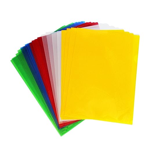 DIYEAH 20 Stück A4-aktenordner Mit Vinyl Dokumentenfächer Leicht Einsehbar Ideal Für Die Papierverwaltung von DIYEAH