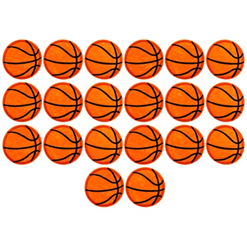 DIYEAH 20 Stück Basketball Aufnäher zum Aufbügeln Selbstklebende Stickereipatches für Kleidung Hüte und Accessoires zur Reparatur und Dekoration von Textilien von DIYEAH