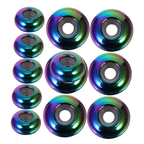DIYEAH 20 Stück Bunte Metallperlen für Diy Schmuckherstellung für und Armbänder Langlebig und Vielseitig von DIYEAH